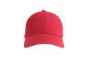 Czapka bawełniana 6-panelowa z klamrą - Red