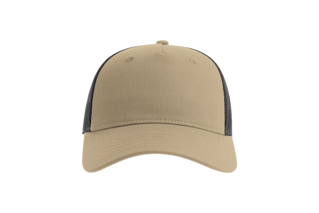 Czapka Trucker z Recyklingu - Khaki & Black