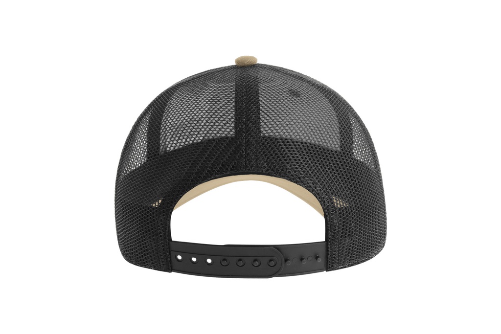 Czapka Trucker z Recyklingu - Khaki & Black