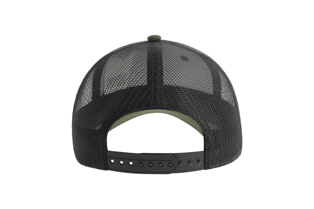 Czapka Trucker z Recyklingu - Olive & Black