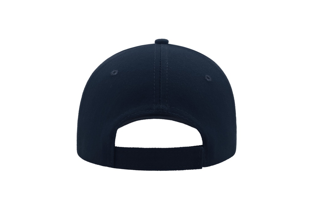 Czapka bawełniana 6-panelowa z rzepem - Navy