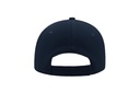 Czapka bawełniana 6-panelowa z rzepem - Navy