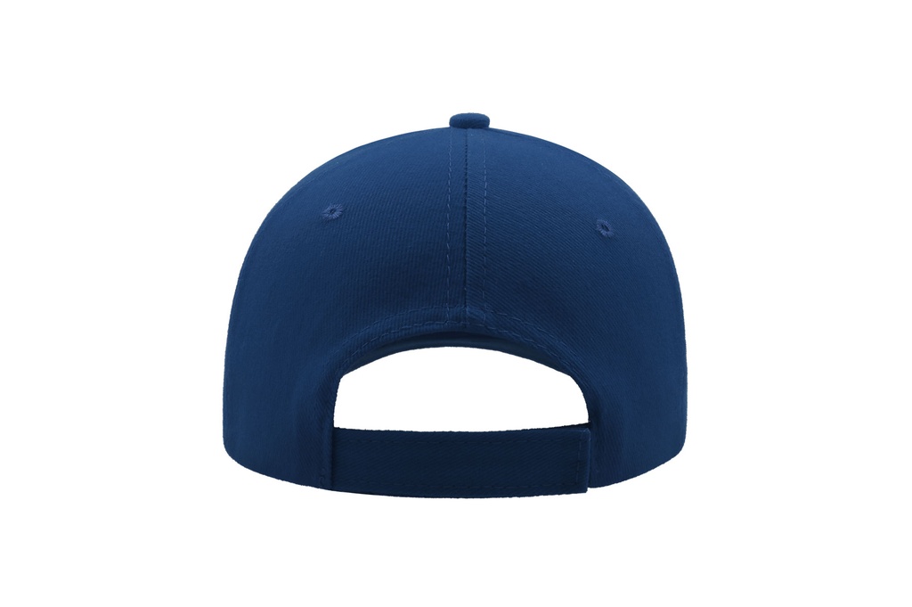 Czapka bawełniana 6-panelowa z rzepem - Royal