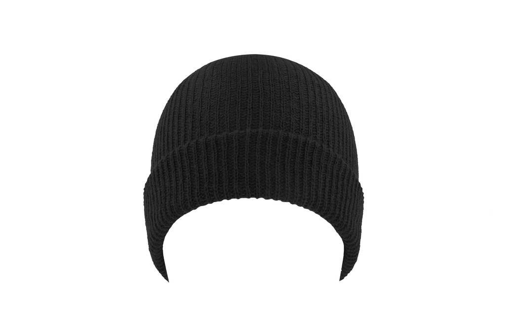 Czapka beanie dzianinowa długa - Black
