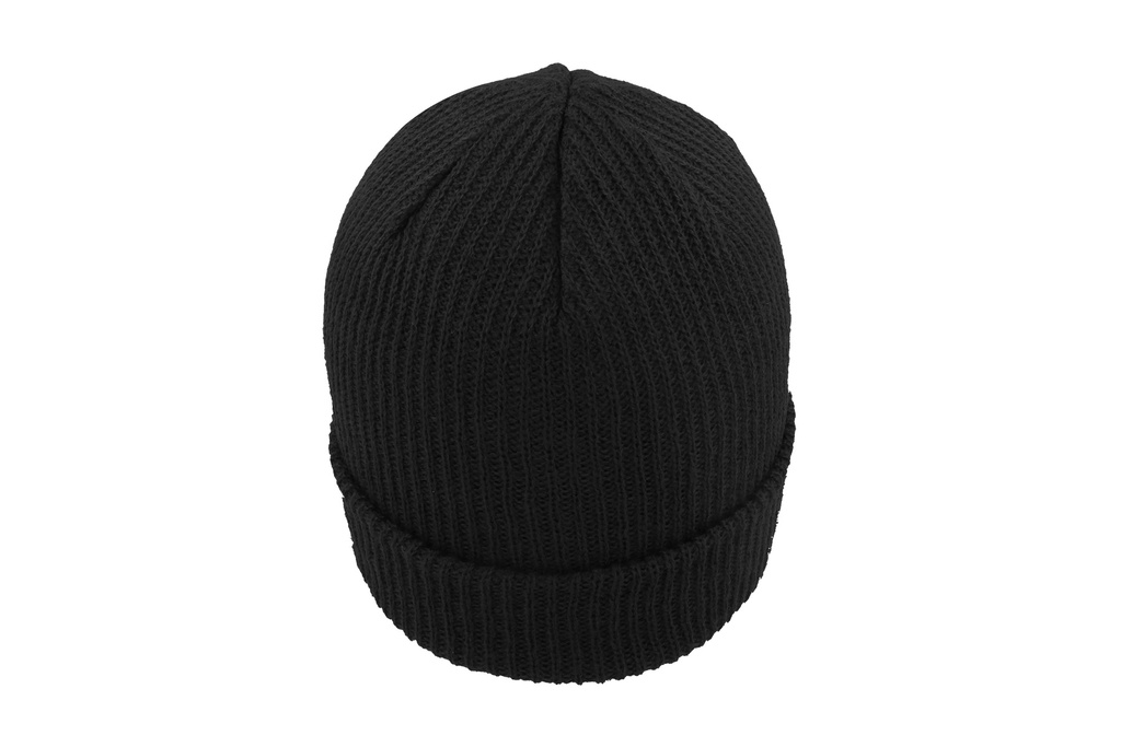 Czapka beanie dzianinowa długa - Black
