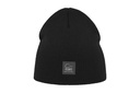 Czapka beanie z wywinięciem, dwuwarstwowa - Black