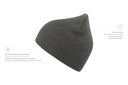 Czapka beanie z wywinięciem, dwuwarstwowa - Dark Grey