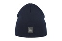 Czapka beanie z wywinięciem, dwuwarstwowa - Navy