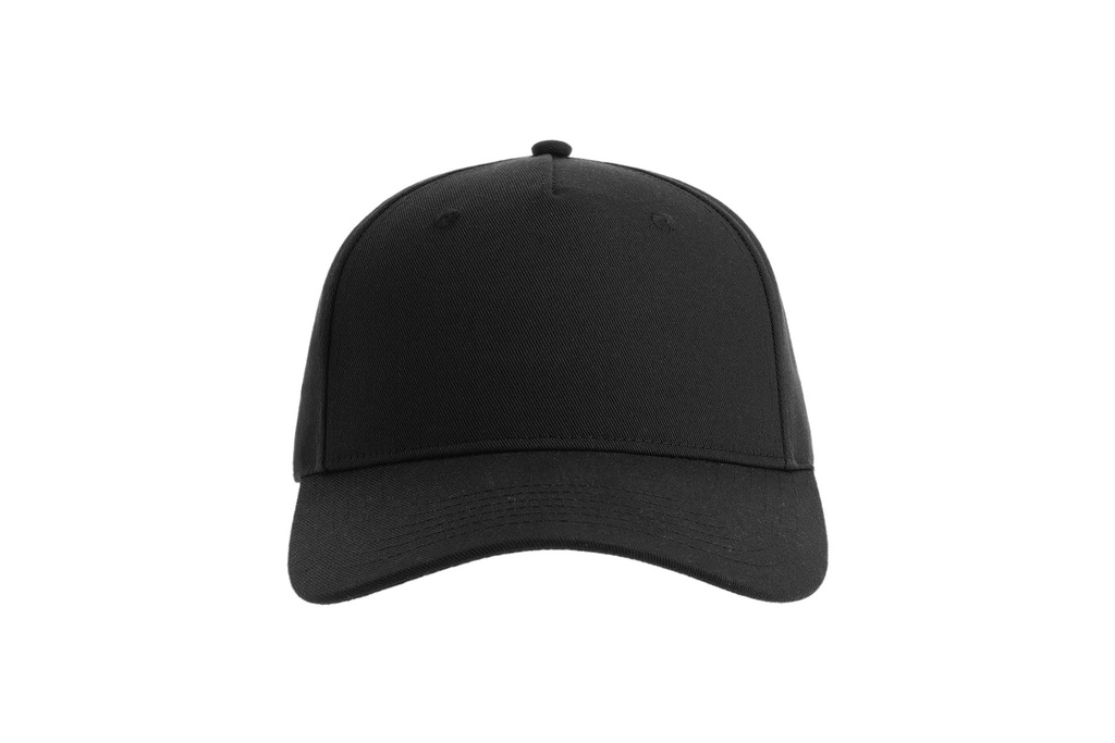 Czapka bejsbolowa 5-panelowa z regulacją - Black