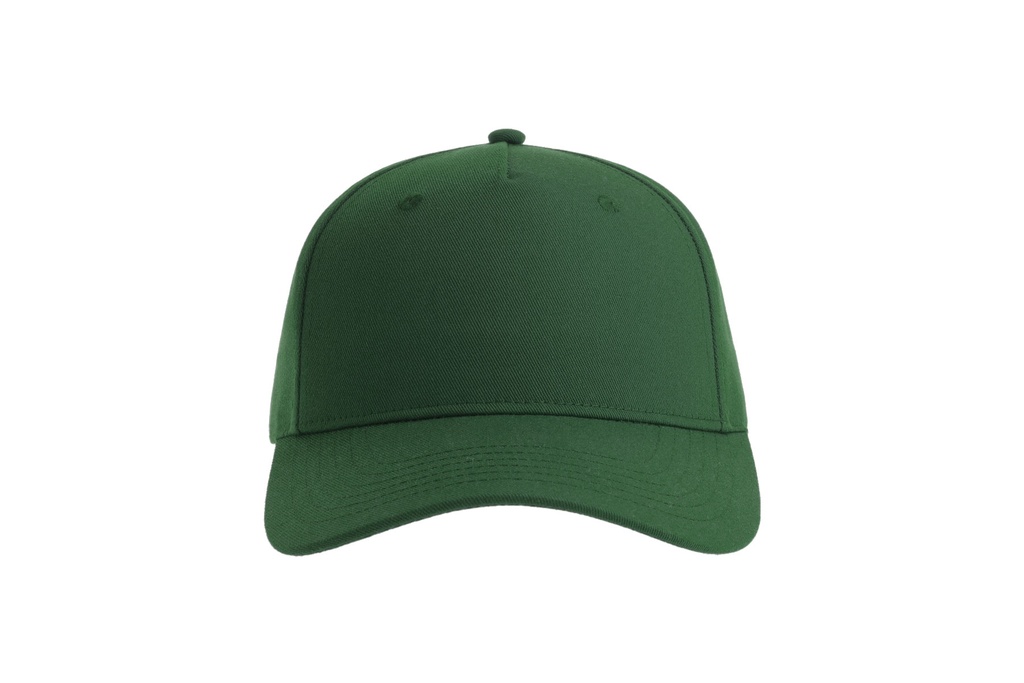 Czapka bejsbolowa 5-panelowa z regulacją - Bottle Green