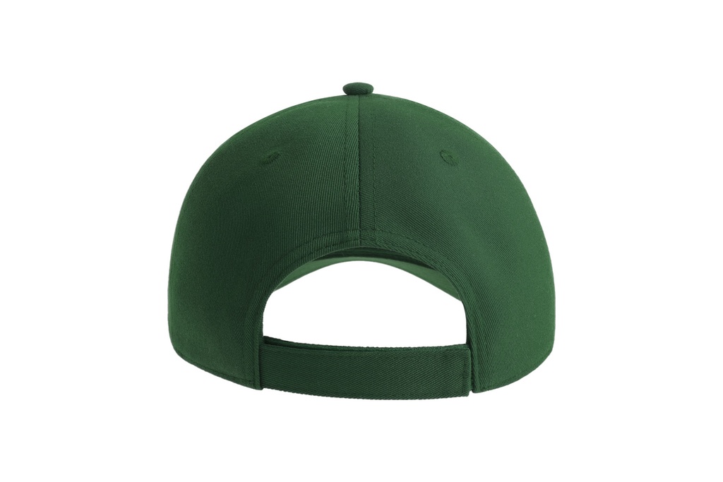 Czapka bejsbolowa 5-panelowa z regulacją - Bottle Green