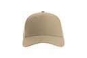 Czapka bejsbolowa 5-panelowa z regulacją - Khaki