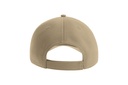 Czapka bejsbolowa 5-panelowa z regulacją - Khaki