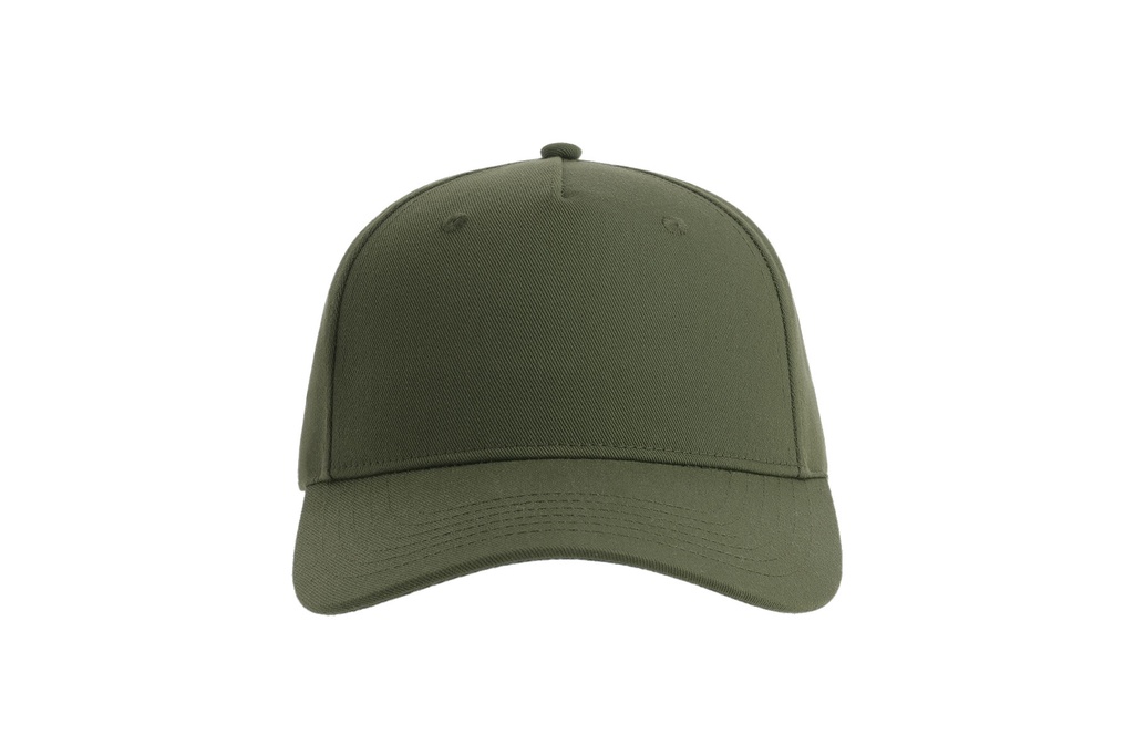 Czapka bejsbolowa 5-panelowa z regulacją - Olive