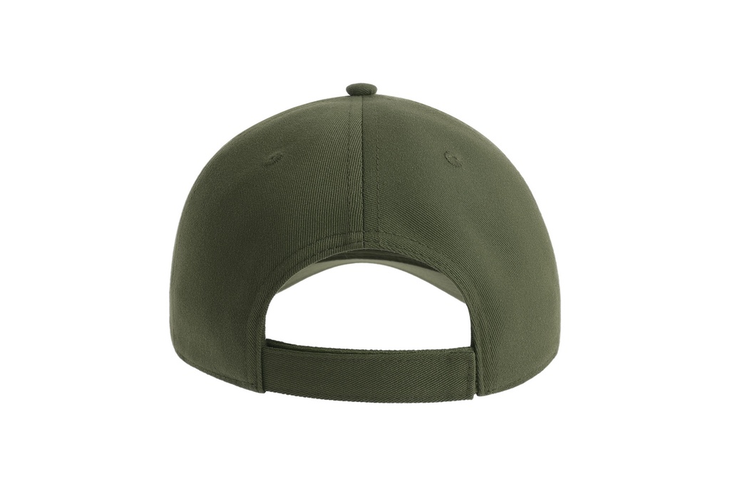 Czapka bejsbolowa 5-panelowa z regulacją - Olive