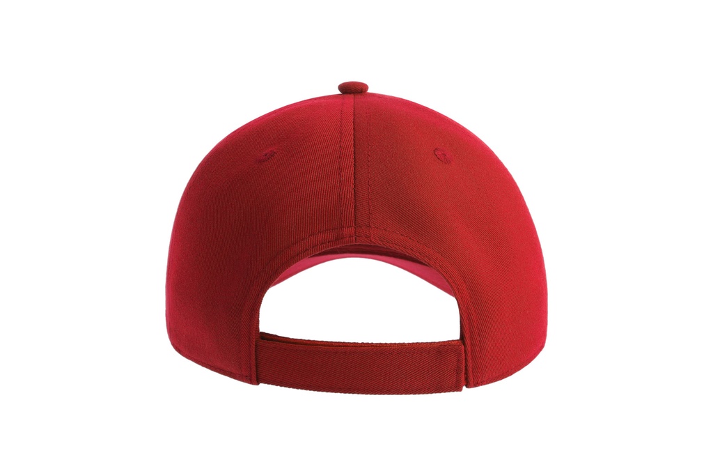 Czapka bejsbolowa 5-panelowa z regulacją - Red