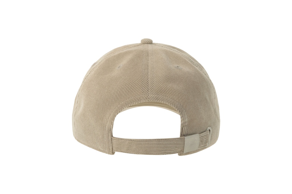 Czapka bejsbolowa sztruksowa z recyklingu - Stone