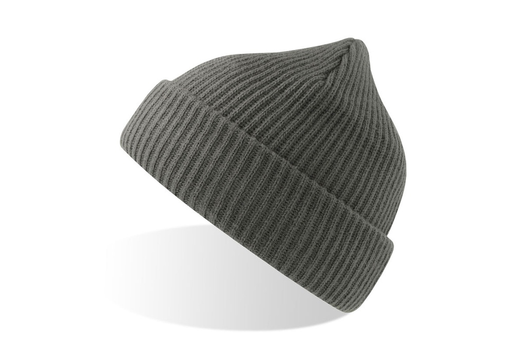 Czapka dzianinowa z podszewką - Dark Grey