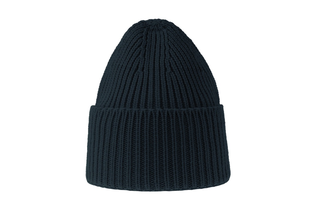 Czapka dzianinowa z podwinięciem - Navy