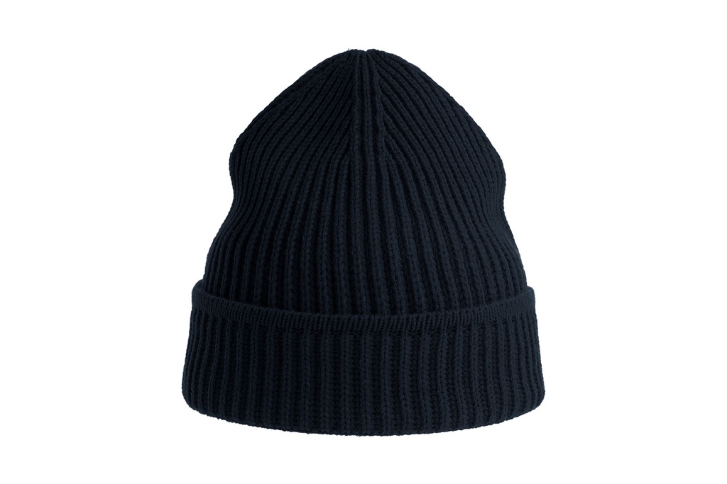 Czapka dzianinowa z wywijanym brzegiem - Navy