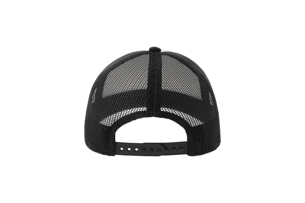 Czapka dziecięca z daszkiem z recyklingu - White & Black