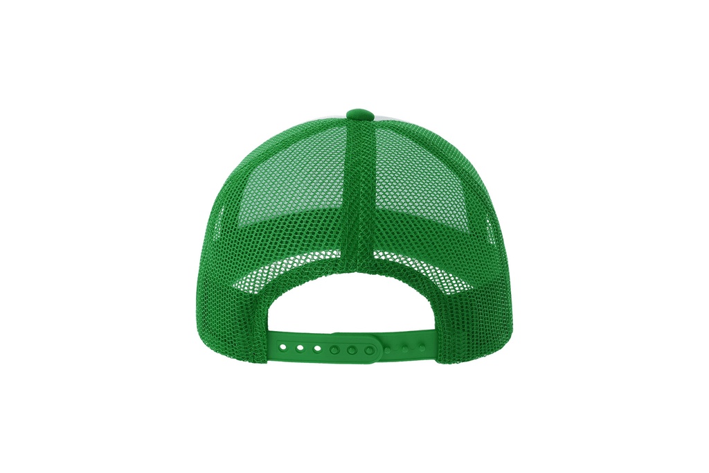 Czapka dziecięca z daszkiem z recyklingu - White & Green