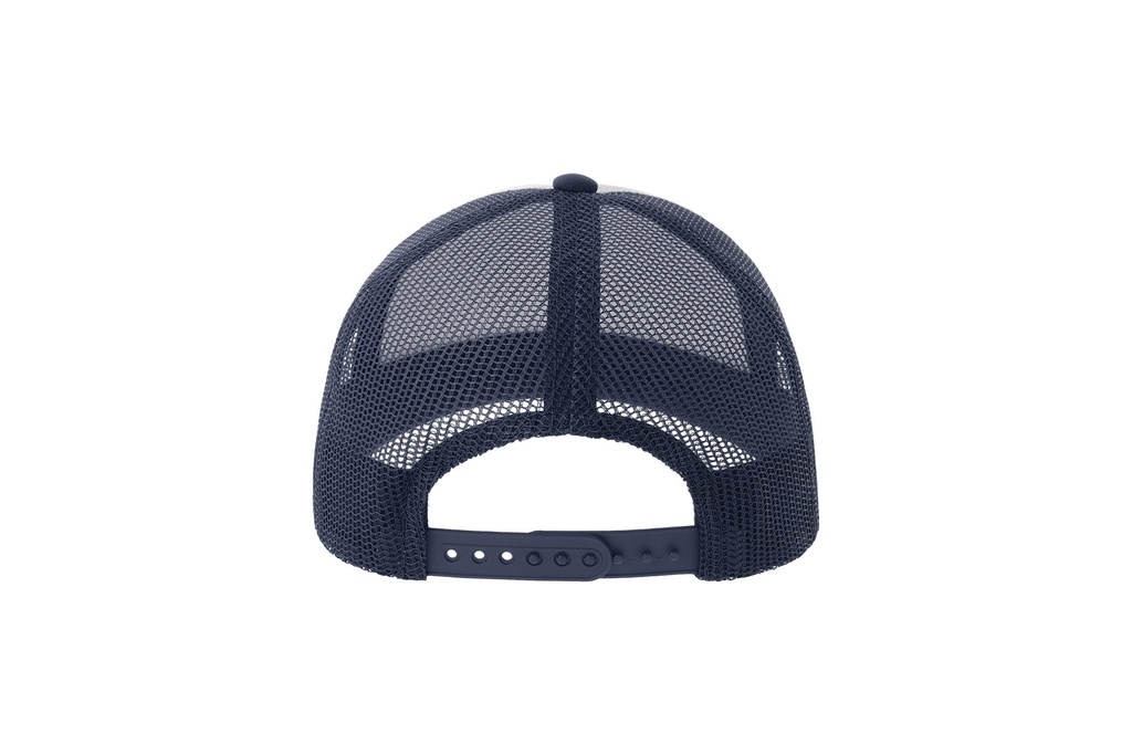 Czapka dziecięca z daszkiem z recyklingu - White & Navy