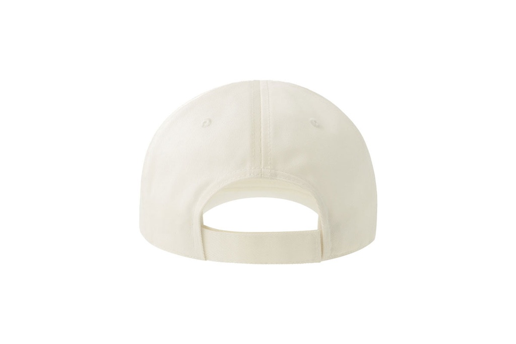 Czapka dziecięca z daszkiem, bawełna organiczna - White & Red