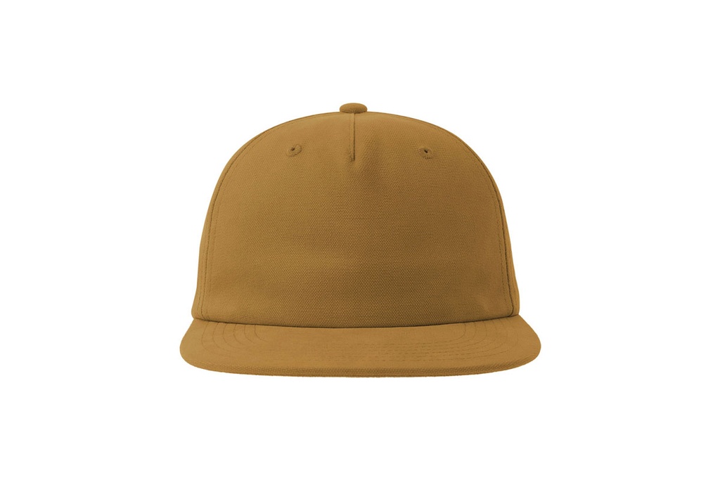 Czapka oldschoolowa z płaskim daszkiem - Dark Mustard