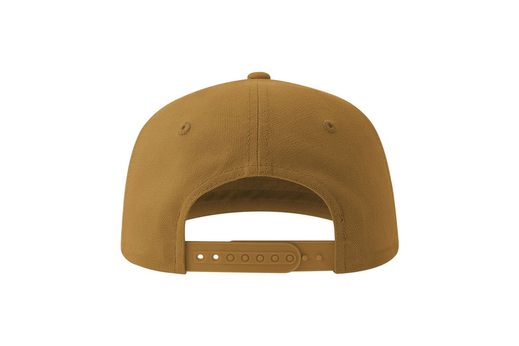 Czapka oldschoolowa z płaskim daszkiem - Dark Mustard