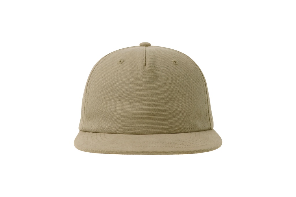 Czapka oldschoolowa z płaskim daszkiem - Khaki