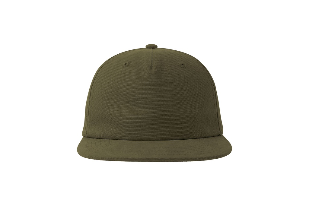 Czapka oldschoolowa z płaskim daszkiem - Olive