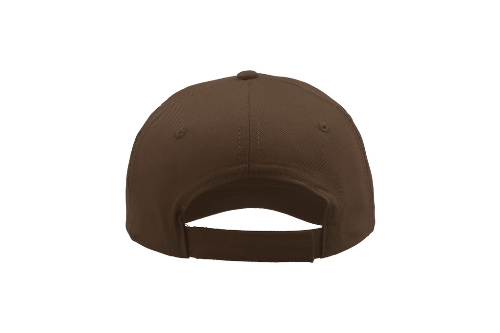 Czapka pięciopanelowa z daszkiem - Brown