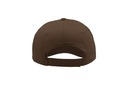 Czapka pięciopanelowa z daszkiem - Brown