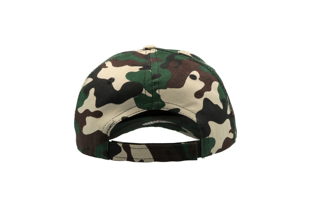 Czapka pięciopanelowa z daszkiem - Camouflage