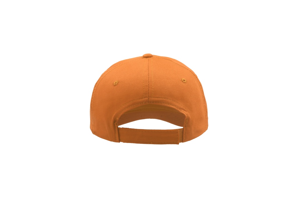 Czapka pięciopanelowa z daszkiem - Orange