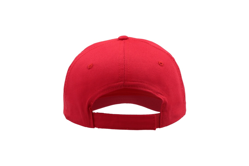 Czapka pięciopanelowa z daszkiem - Red