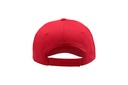 Czapka pięciopanelowa z daszkiem - Red