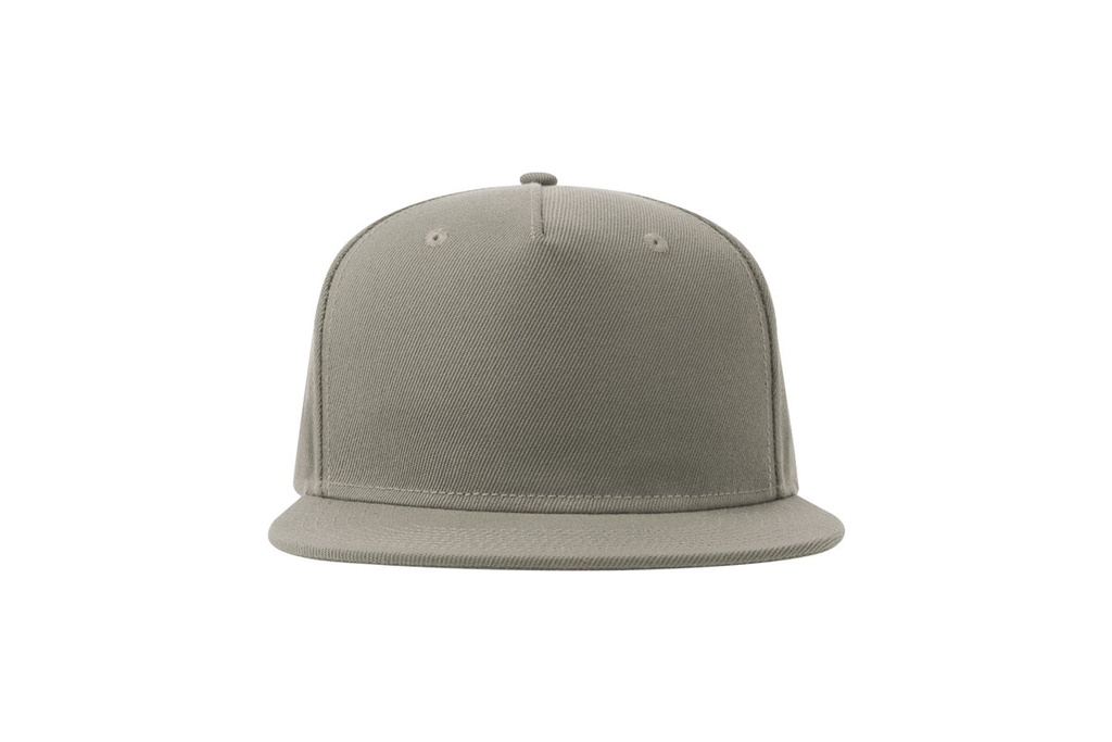 Czapka pięciopanelowa z płaskim daszkiem - Grey