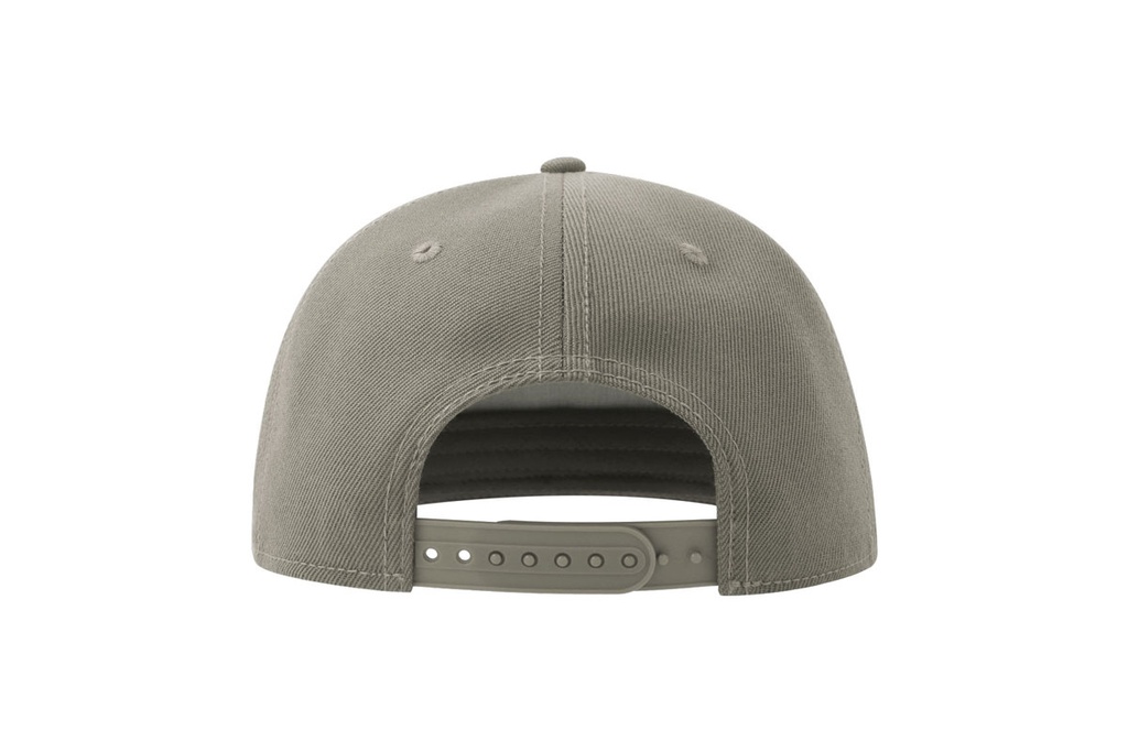 Czapka pięciopanelowa z płaskim daszkiem - Grey