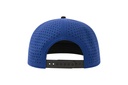 Czapka pięciopanelowa z recyklingu -  Royal & Black