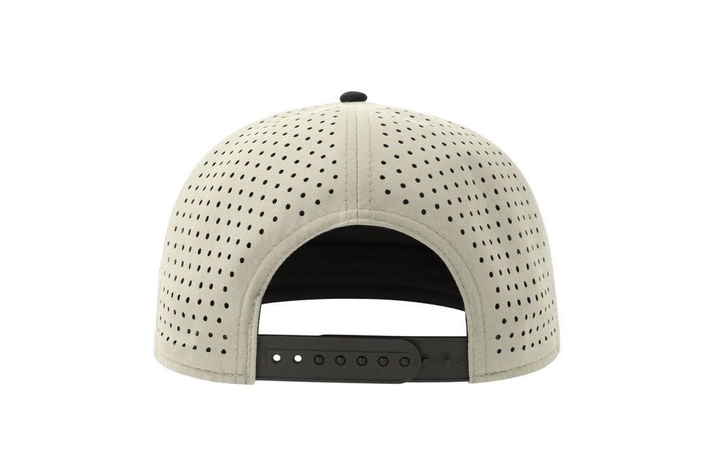 Czapka pięciopanelowa z recyklingu - Light Grey & Black