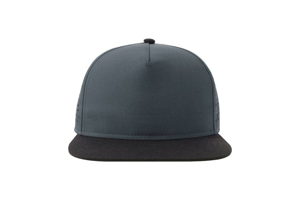 Czapka pięciopanelowa z recyklingu - Navy & Black