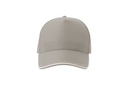 Czapka pięciopanelowa z recyklingu - Grey & White