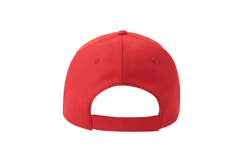 Czapka pięciopanelowa z recyklingu - Red & White