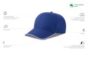 Czapka pięciopanelowa z recyklingu - Royal & White