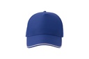 Czapka pięciopanelowa z recyklingu - Royal & White