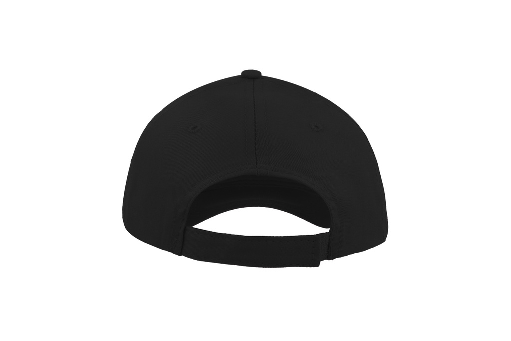 Czapka pięciopanelowa z zapięciem na rzep - Black