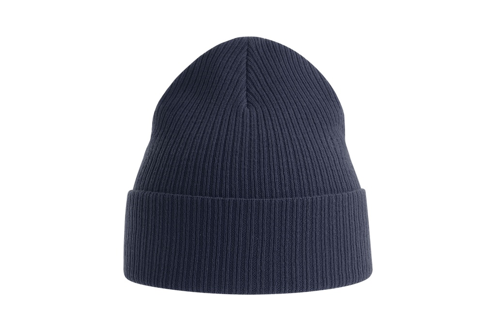 Czapka prążkowana bawełniana - Navy