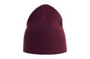 Czapka prążkowana z bawełny organicznej - Burgundy